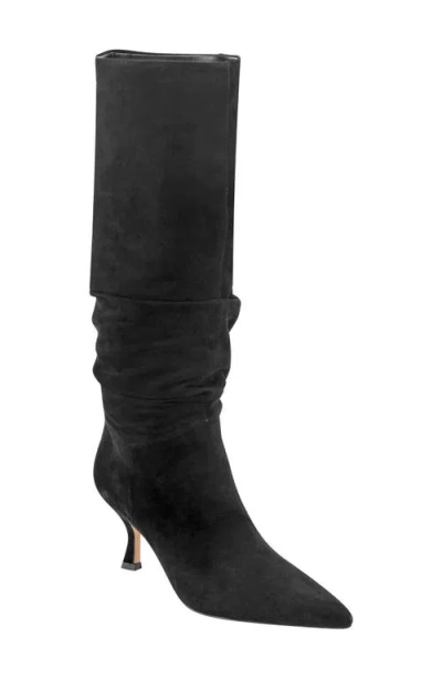 Marc Fisher Ltd Vinter Pointed Toe Knee High Boot In Black