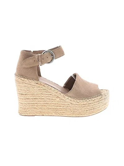 Pre-owned Marc Fisher Ltd Wedges In Brown