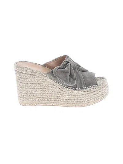 Pre-owned Marc Fisher Ltd Wedges In Gray