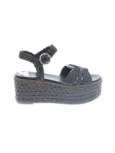 Pre-owned Marc Fisher Ltd Wedges In Gray