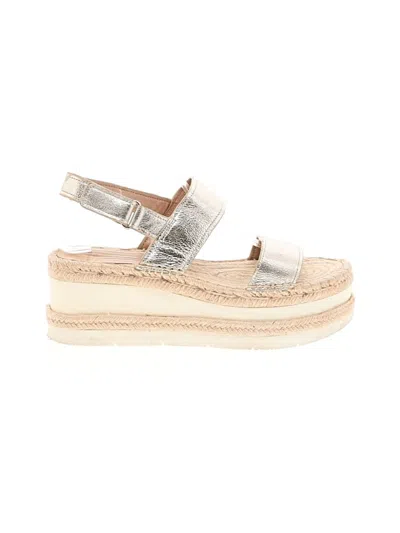 Pre-owned Marc Fisher Ltd Wedges In Silver