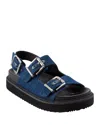 Marc Fisher Ltd Agenda Sandal In Dark Blue