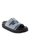 Marc Fisher Ltd Agusta Slide Sandal In Medium Blue
