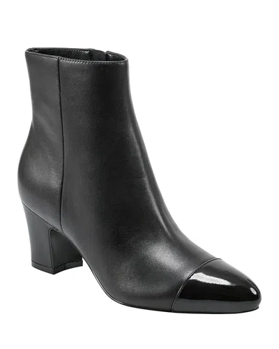 Marc Fisher Ltd Aleea Cap Toe Bootie In Black
