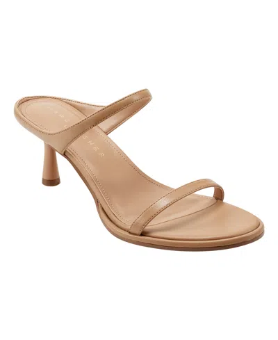 Marc Fisher Ltd Alonde Slide Sandal In Medium Natural