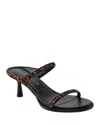 Marc Fisher Ltd Women's Alondely Calf Hair Kitten Heel Sandals