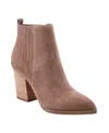 Marc Fisher Ltd Alva Bootie In Light Natural Suede