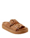 MARC FISHER LTD WOMEN'S AUGGIE PLATFORM SLIDE SANDALS