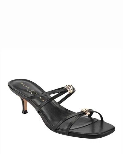 Marc Fisher Ltd Baizel Strappy Slide Sandal In Black