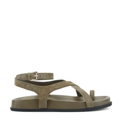 Marc Fisher Ltd Bevy Ankle Strap Sandal In Green