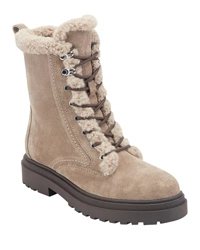 Marc Fisher Ltd Women's Braylee Suede Ankle Boots In Neutral