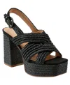 Marc Fisher Ltd Caddy Platform Sandal In Black