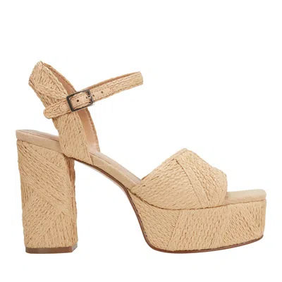 Marc Fisher Ltd Women's Calyn Platform Sandal In Neutral