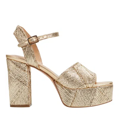 Marc Fisher Ltd Women's Calyn Platform Sandal In Gold