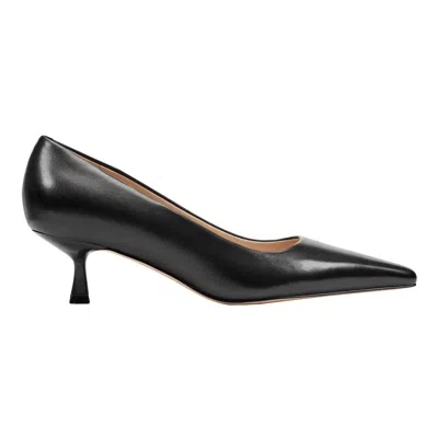 Marc Fisher Ltd Calynna Pointed Toe Kitten Heel Pump In Black