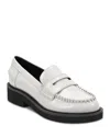 Marc Fisher Ltd Women's Dagman Loafer Flats In White