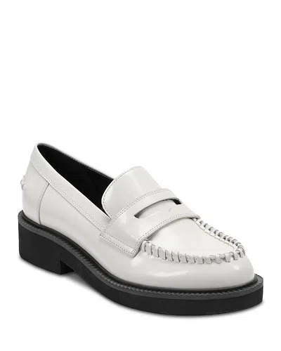 Marc Fisher Ltd Women's Dagman Loafer Flats In White