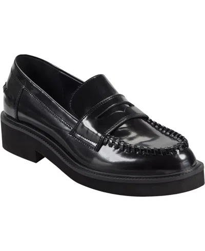 MARC FISHER LTD WOMEN'S DAGMAN SLIP-ON PENNY LOAFERS
