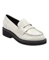 Marc Fisher Ltd Dagman Penny Loafer In White