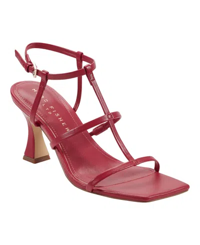 Marc Fisher Ltd Women's Dennie Caged Tapered Heel Sandals