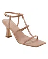Marc Fisher Ltd Mldennie Womens Strappy Manmade Ankle Strap In Neutral