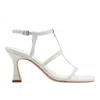 Marc Fisher Ltd Women's Dennie Strappy Leather Dress Sandal In White