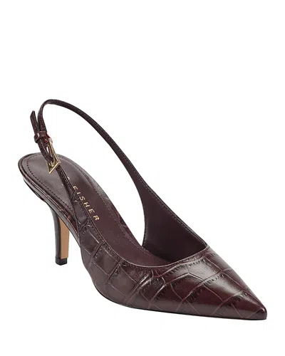 Marc Fisher Ltd Women's Dorie 2 Slingback Pumps In Brown