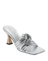 Marc Fisher Ltd Dru Slide Sandal In Silver
