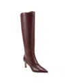 Marc Fisher Ltd Esmee Pointed Toe Knee High Boot In Burgundy