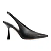 Marc Fisher Ltd Women's Esther Leather Slingback Pump In Black