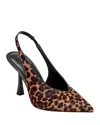 Marc Fisher Ltd Esther Slingback Pointed Toe Pump In Brown