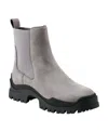 Marc Fisher Ltd Women's Farris Ankle Lug-sole Casual Booties In Grey