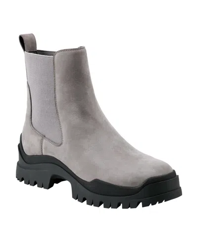 Marc Fisher Ltd Women's Farris Ankle Lug-sole Casual Booties In Grey