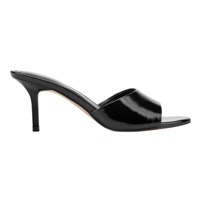 Marc Fisher Ltd Women's Finny Leather Mule Sandal In Black