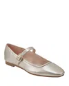 Marc Fisher Ltd Garissa Mary Jane Flat In Gold
