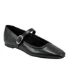 Marc Fisher Ltd Garissa Mary Jane Flat In Black Leather