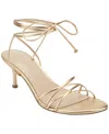 Marc Fisher Ltd Women's Gineva Strappy Leather Dress Sandals In Gold