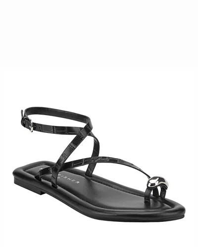 Marc Fisher Ltd Gynnie Strappy Sandal In Black