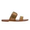 Marc Fisher Ltd Hallyn Slide Sandal In Brown
