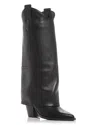 Marc Fisher Ltd Harlo Foldover Shaft Knee High Boot In Black