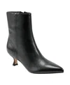 Marc Fisher Ltd Iggy Kitten Heel Bootie In Black Leather