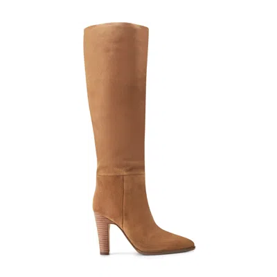 Marc Fisher Ltd Women's Jacie Leather Dress Boot In Brown