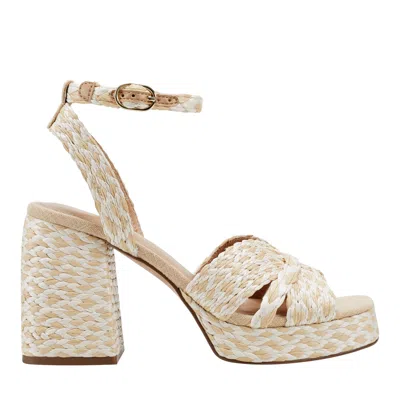 Marc Fisher Ltd Women's Janie Platform Sandal In Neutral