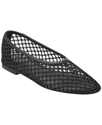 Marc Fisher Ltd Women's Jazlyn Mesh Slip-on Flats In Black