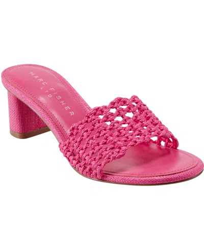 MARC FISHER LTD WOMEN'S JAZMINE WOVEN SLIP-ON SANDALS