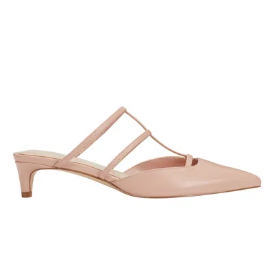Marc Fisher Ltd Women's Kodie Caged Strappy Leather Pump In Pink
