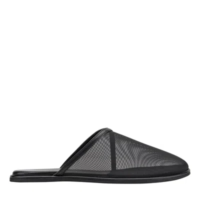 Marc Fisher Ltd Women's Larissa Mesh Flat Mule In Black