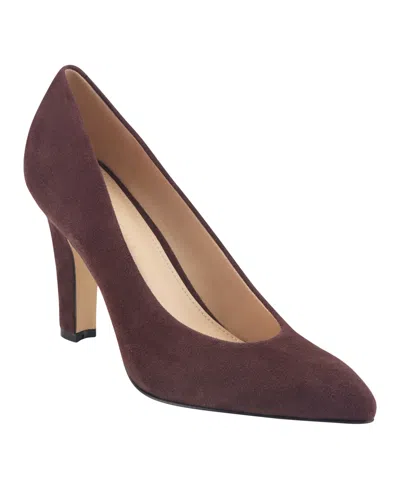 Marc Fisher Ltd Women's Lianne Pointed Toe Stiletto Pumps In Burgundy
