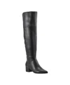Marc Fisher Ltd Lottie Over The Knee Boot In Black Leather