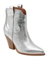 Marc Fisher Ltd Marlie Western Boot In Silver